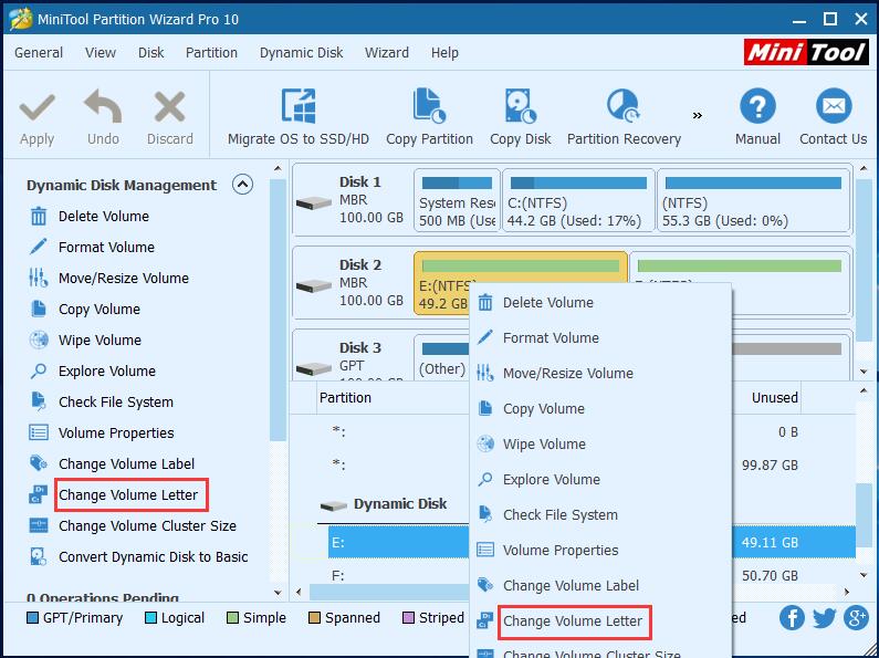 How To Change Volume Letter MiniTool Partition Wizard Tutorial 28520