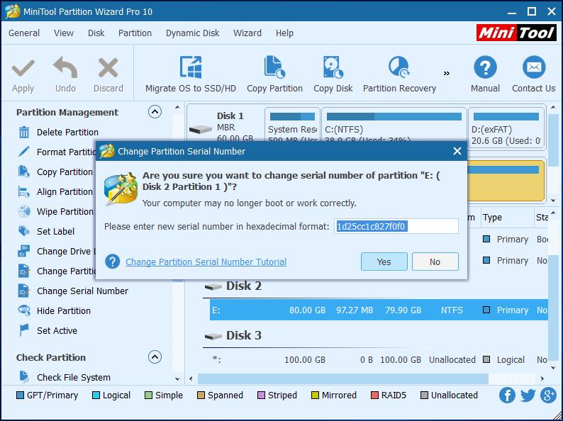 how to use hard disk serial number changer