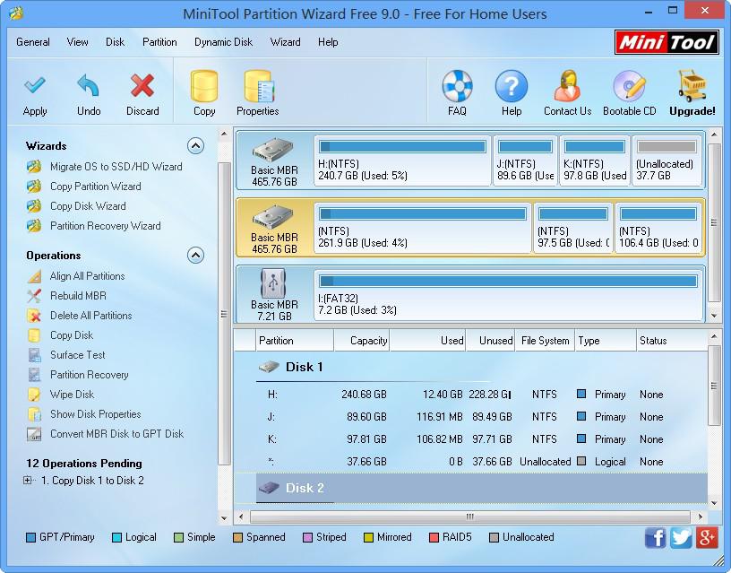 Copy Disk Wizard on partition manager- Partition Wizard Help