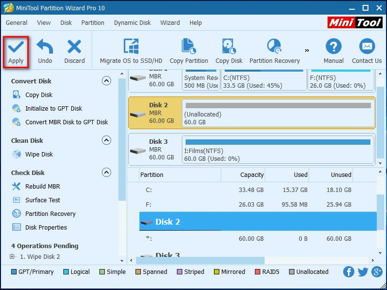 How to Wipe Disk | MiniTool Partition Wizard Tutorial