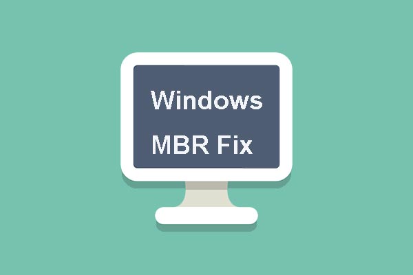 Step-by-Step Guide to Repair and Fix MBR Windows 7/8/8.1/10
