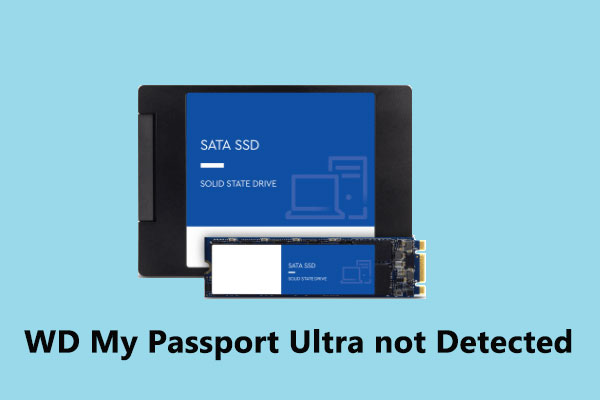 Top 6 Solutions: WD My Passport Ultra not Detected Windows 10/8/7