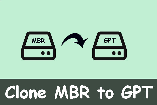 Clone mbr shop to gpt bootable