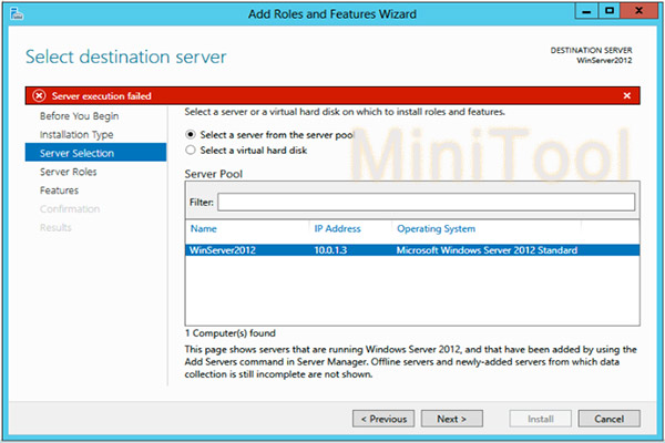 Fixed: Server Manager Reports “Server Execution Failed Error”