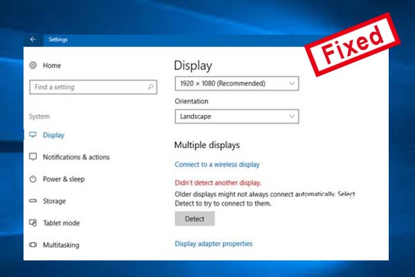 Second Monitor Not Detected on Windows 10? – Here Are Fixes