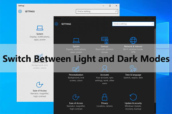 Switch Between Light and Dark Modes Automatically Windows 10