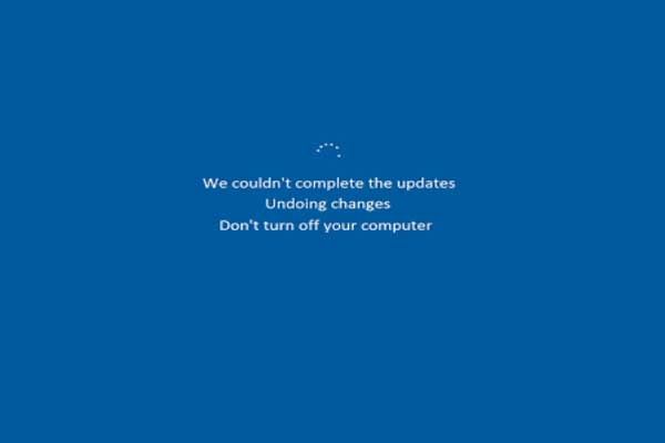 Fix: We Couldn’t Complete the Updates Undoing Changes?