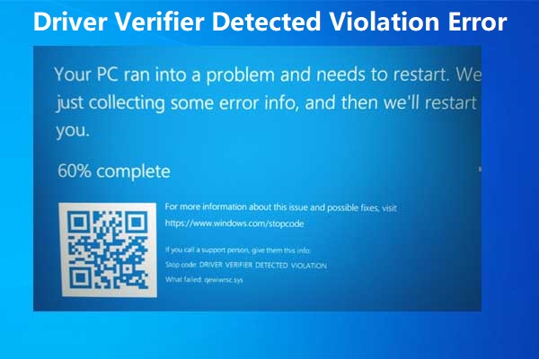 Top 5 Solutions to Driver Verifier Detected Violation Error