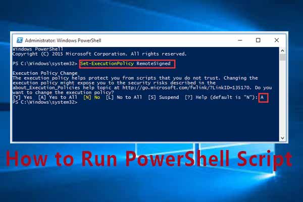 Run Powershell script from software package