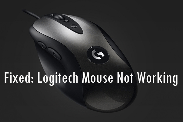 Logitech Mouse Not Working Here Are Solutions MiniTool