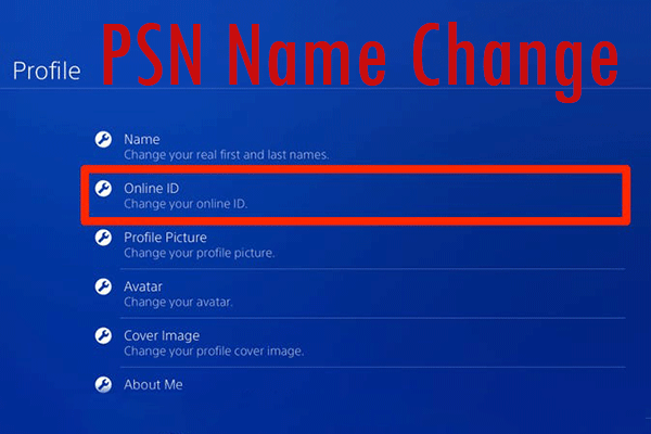 PlayStation Change Online ID V2