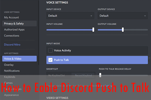 Step by Step Guide: How to Setup Discord Push to Talk
