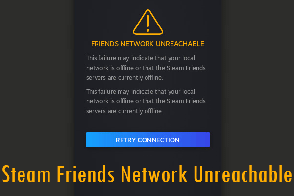 Steam DOWN: Server status latest, friends network unreachable