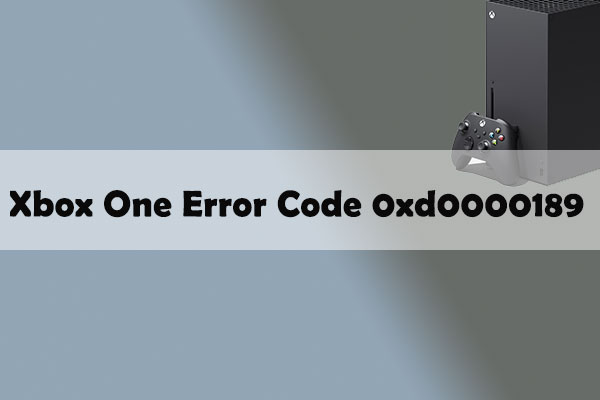 Xbox 0xd0000189 shop