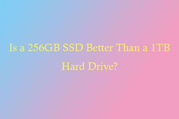 256GB SSD vs 1TB HDD: Is a 256GB SSD Better Than a 1TB Hard Drive