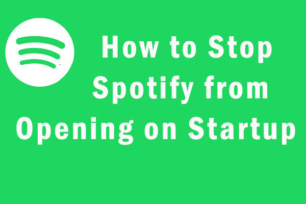 How to Stop Spotify from Opening on Startup