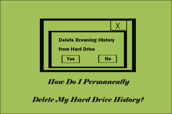 Delete Browsing History from Hard Drive [Why and How]