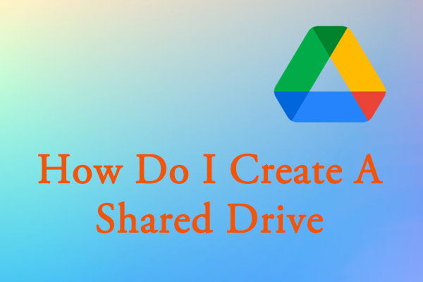 How Do I Create A Shared Drive & How to Use It