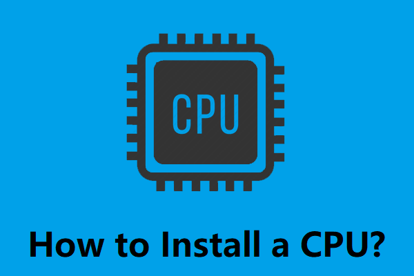 How to Install a CPU Processor on Motherboard for Desktop?