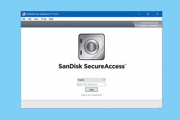 Sandisk shop secure access