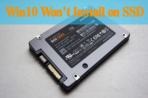 Installing windows online 10 in ssd