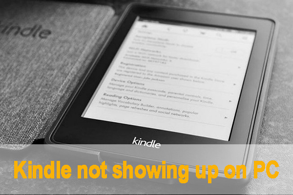 Kindle Not Showing up on PC? Here Are Simple Fixes for You