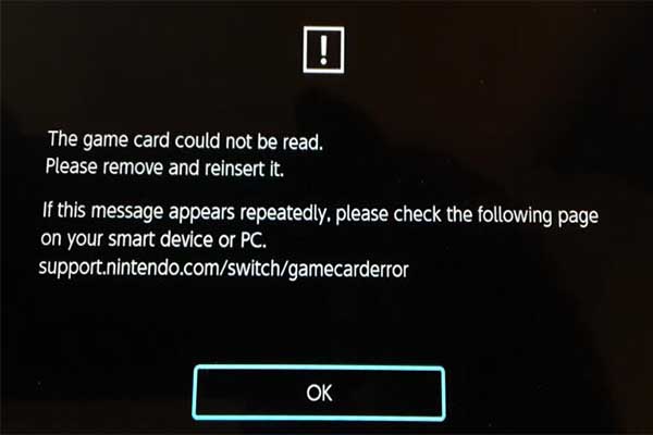 How to Fix Nintendo Switch Card Error without Loss - MiniTool Partition Wizard