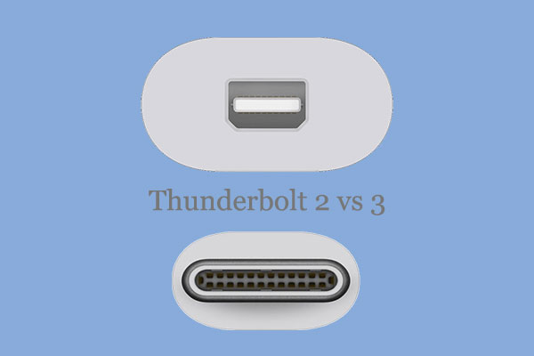 Thunderbolt 2 vs 3: What's the Difference? - MiniTool Partition Wizard
