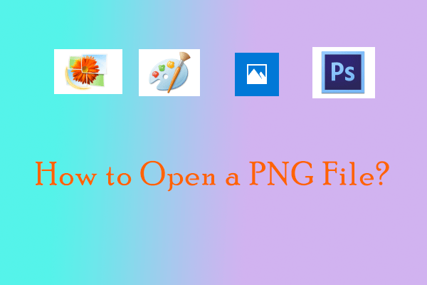 What are PNG files and how do you open them?