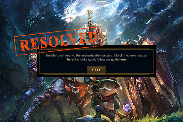 afstand en Konfrontere How to Fix the League of Legends Can't Connect to Game Error - MiniTool  Partition Wizard