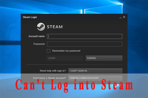 Can't Log into Steam on Windows 10 - Here Are Top 6 Solutions - MiniTool  Partition Wizard
