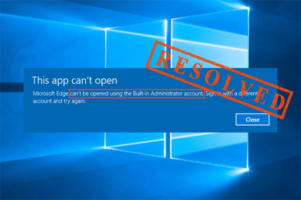 Fixed: This App Cannot Be Opened by the Built-in Administrator