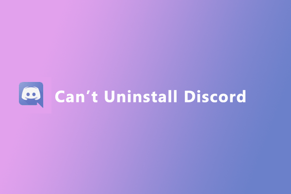 Uninstalling Games – Discord