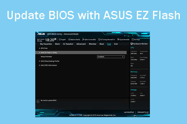 How to Update BIOS with ASUS EZ Flash