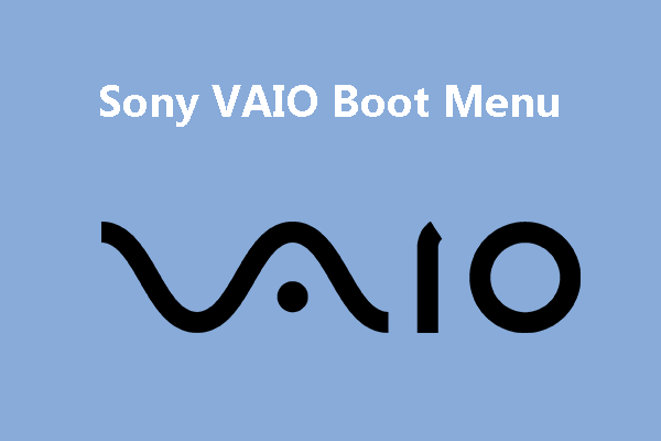 Как открыть меню загрузки Sony VAIO