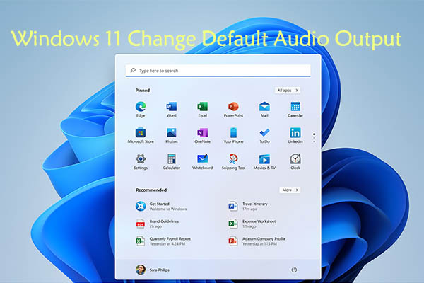 [Detailed Steps] Change the Default Audio Output on Windows 11