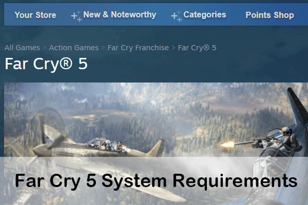 Far Cry 5 system requirements