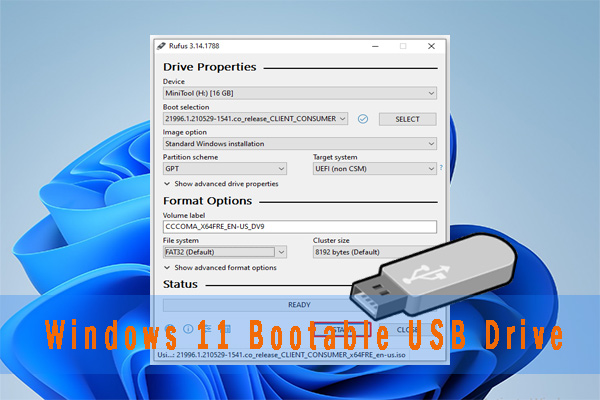 How to Make Windows 11 Bootable USB Drive [Step-by-Step Guide