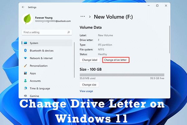 How to Change Drive Letter/Name on Windows 11? Here Are 4 Methods