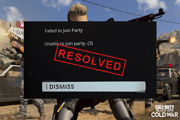 Unable to Join Party 3 Cold War? Fix It With the 5 Simple Ways