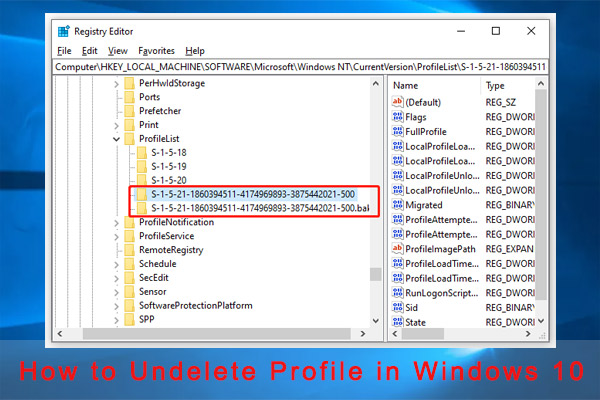 How to Recover Deleted User Profile Windows 10? [3 Ways]