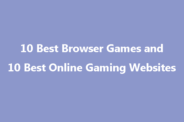 Top 5 online gaming websites. 