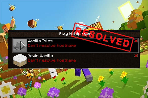 How to Fix Minecraft Can’t Resolve Hostname | Here Are 5 Fixes