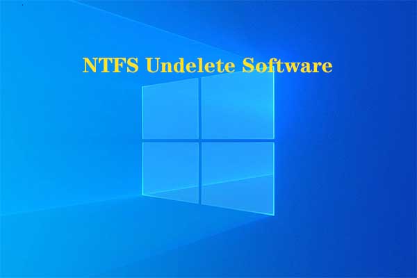 NTFS Recovery: Top 6 NTFS Undelete Tools Help You