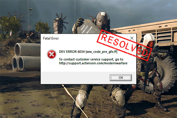 Fix: Dev Error 6034 in Warzone/Modern Warfare [PC/Xbox One]