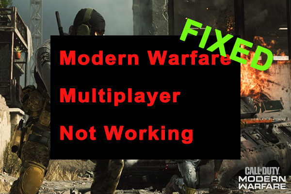 Call of Duty Modern Warfare Update Issues on PC/PS4/Xbox? [Fixed] -  MiniTool Partition Wizard