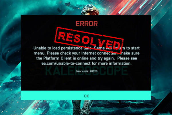 How to Fix Error Code 2002g Battlefield 2042? Here’re 6 Ways