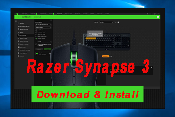 How to install Razer Synapse 3