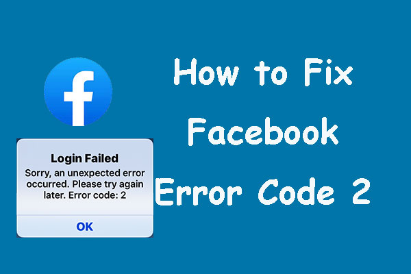 Facebook, Error