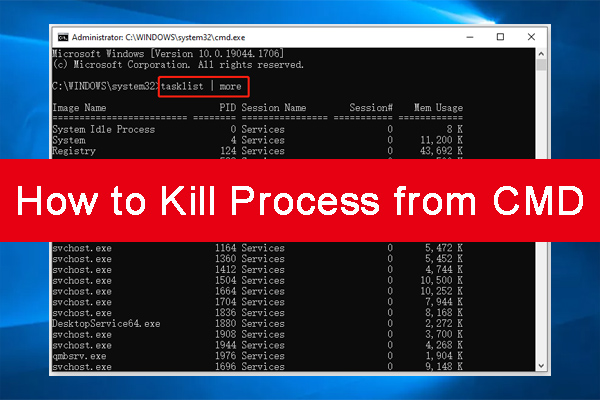 CMD Kill Process: How to Kill Process in Command Prompt
